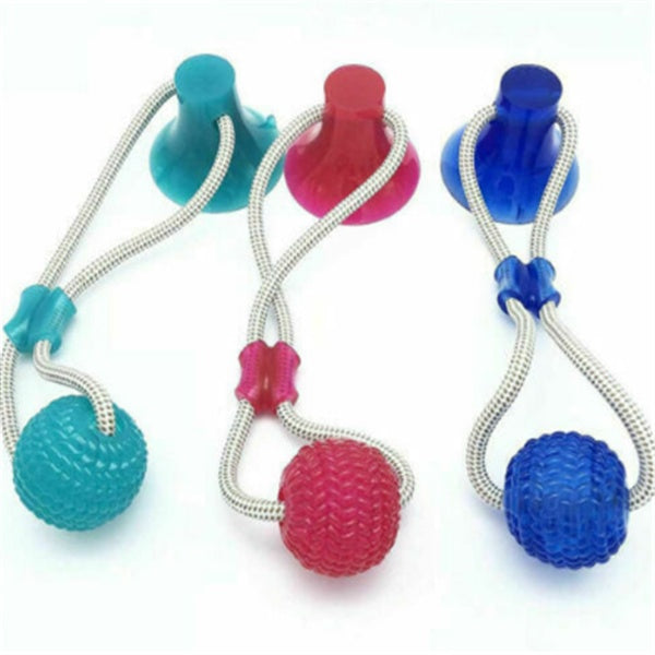 Pet Interactive Suction Cup  Elastic Rope