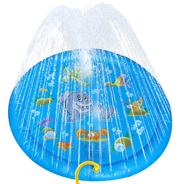 Water Splash Sprinkler Pad Dogs Play Mat