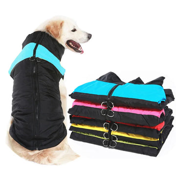 Waterproof Winter Dog Coat – Warm Pet Vest Jacket for Small to Large Breeds